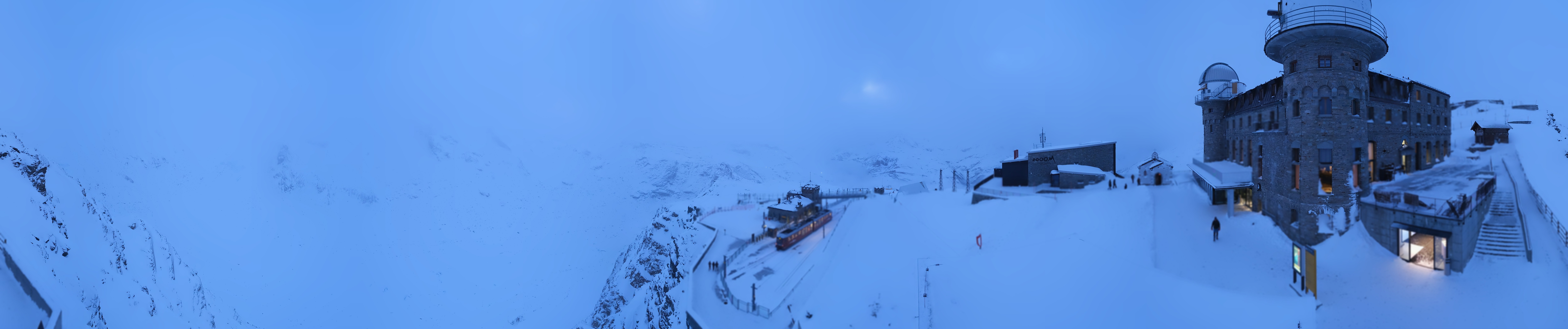 Archived image Webcam Gornergrat Kulm Zermatt