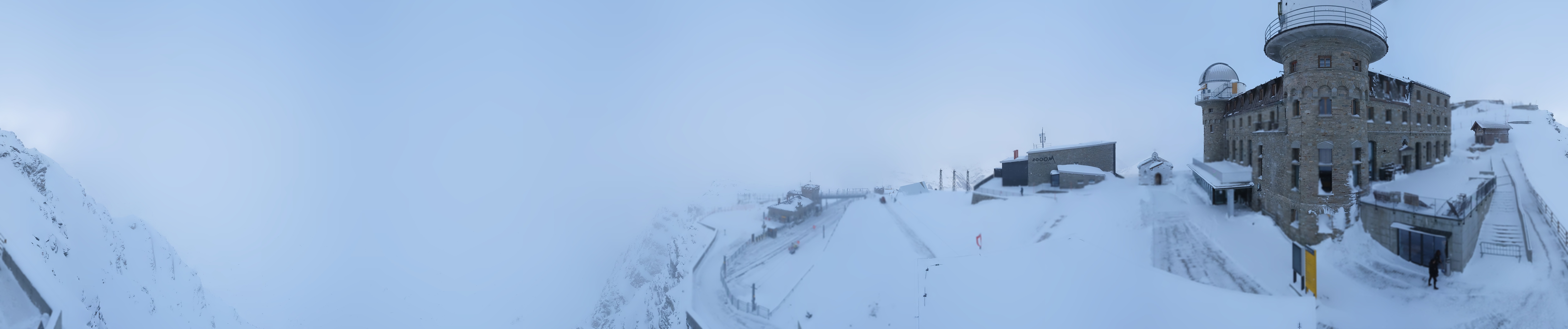 Archived image Webcam Gornergrat Kulm Zermatt
