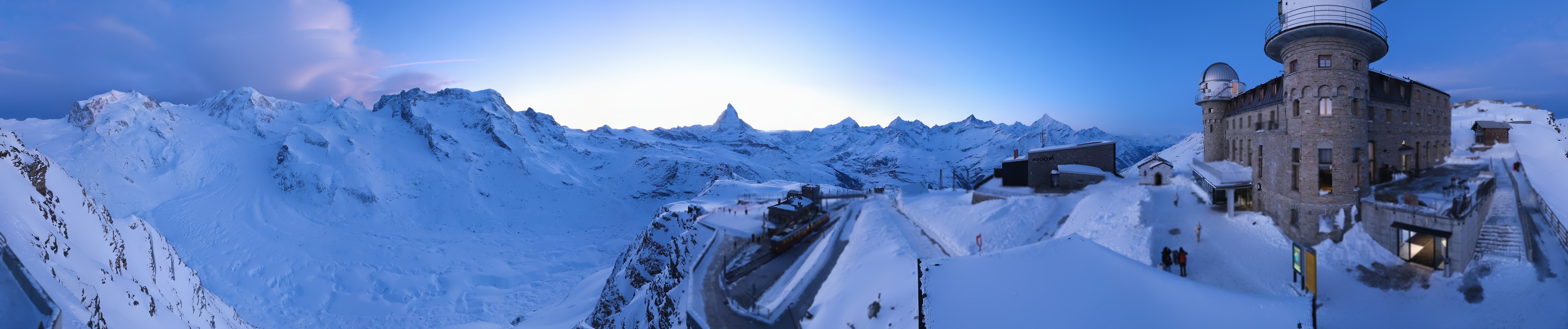 Archiv Foto Webcam Gornergrat Kulm Zermatt
