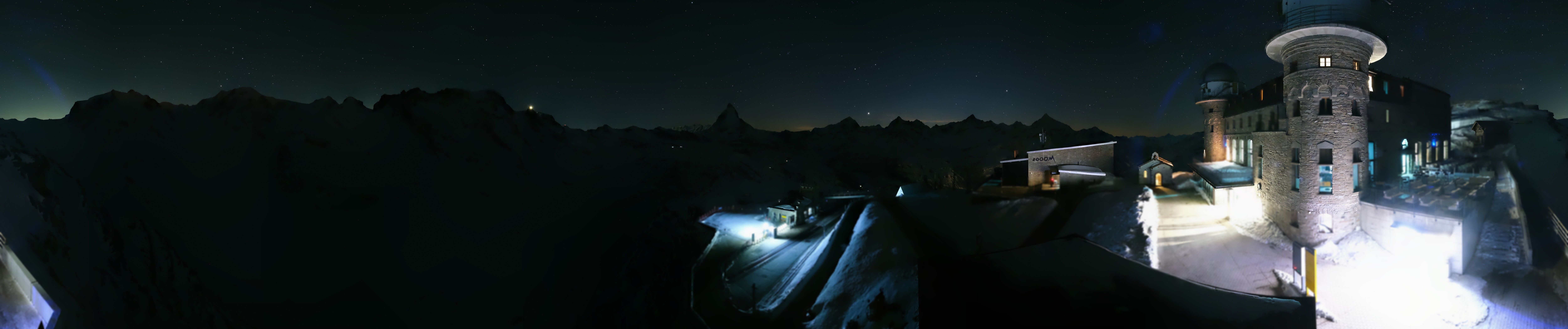 Archived image Webcam Gornergrat Kulm Zermatt