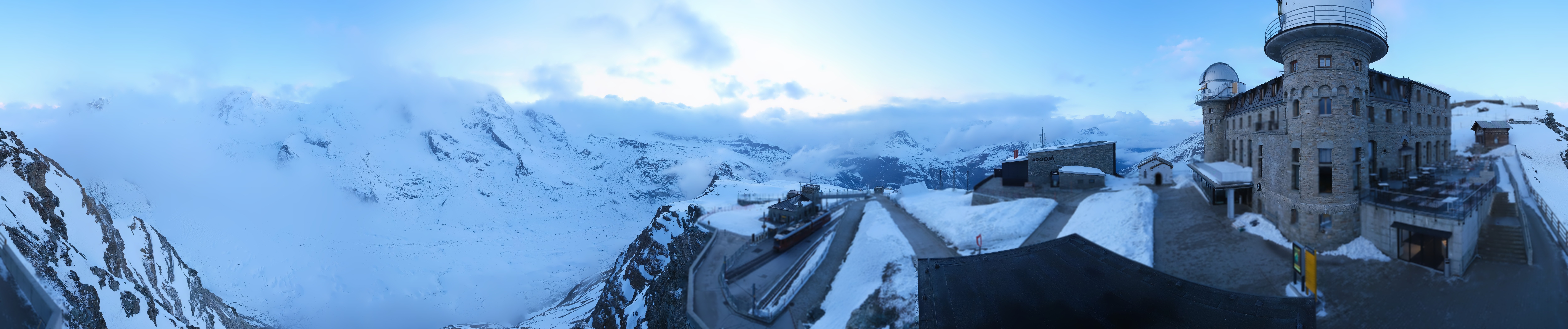 Archiv Foto Webcam Gornergrat Kulm Zermatt