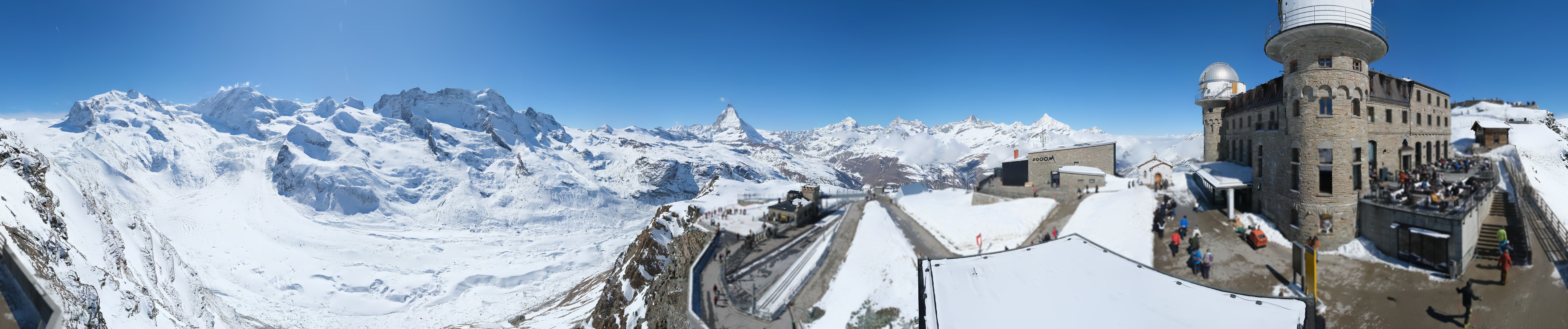 Archiv Foto Webcam Gornergrat Kulm Zermatt