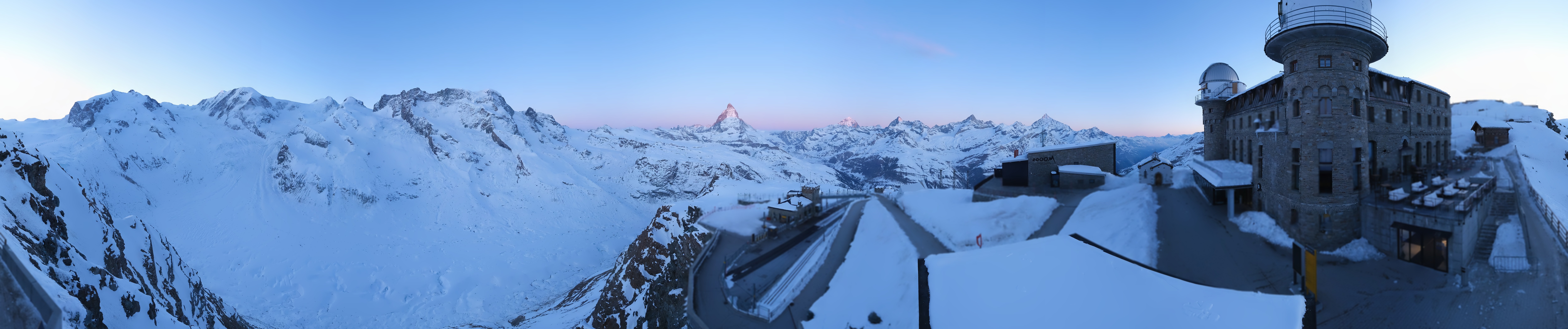 Archiv Foto Webcam Gornergrat Kulm Zermatt