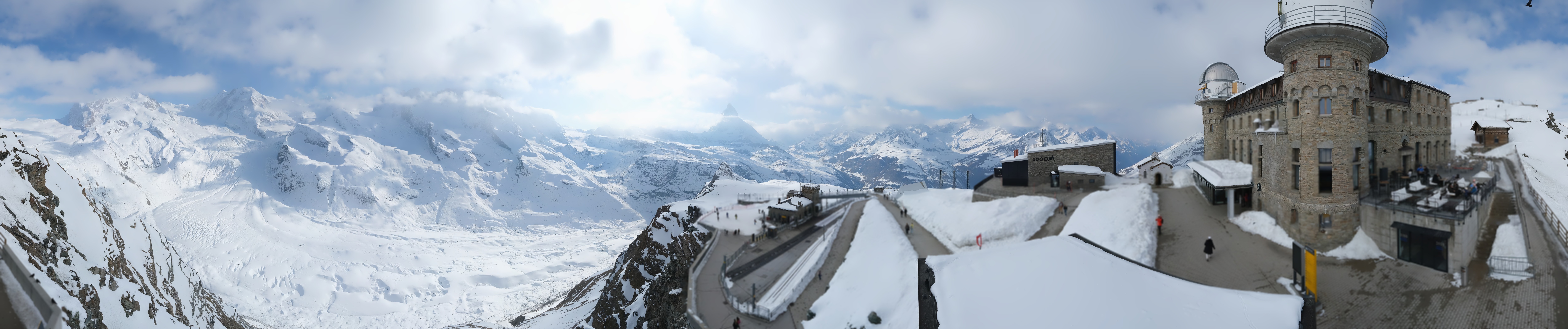 Archiv Foto Webcam Gornergrat Kulm Zermatt