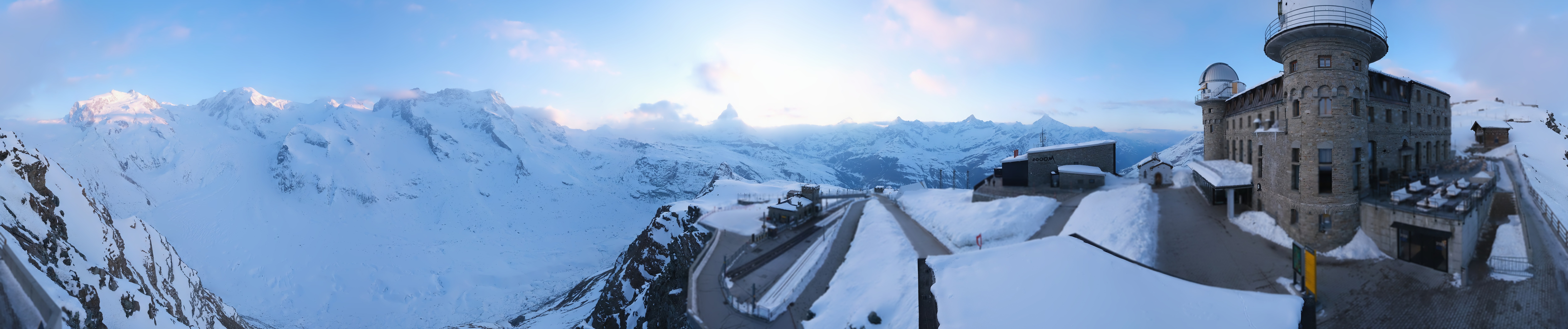 Archiv Foto Webcam Gornergrat Kulm Zermatt