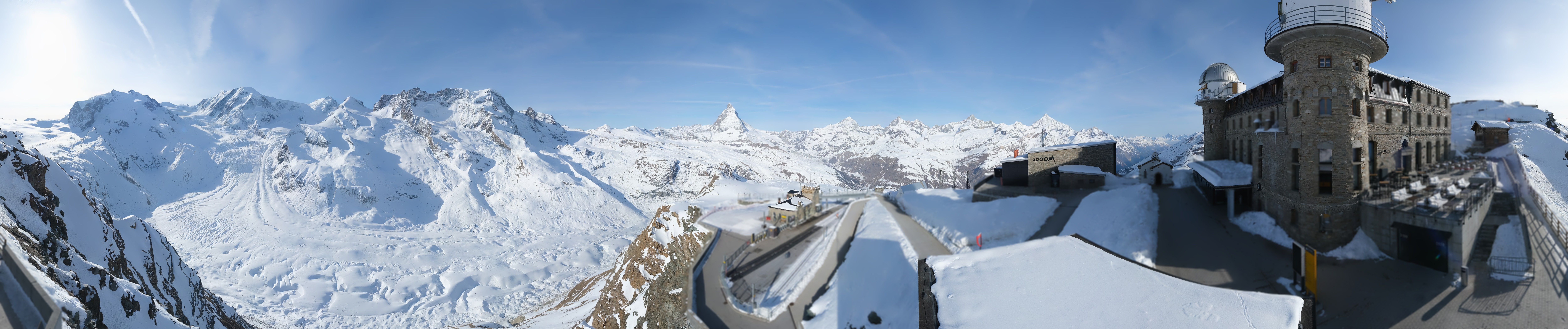 Archiv Foto Webcam Gornergrat Kulm Zermatt
