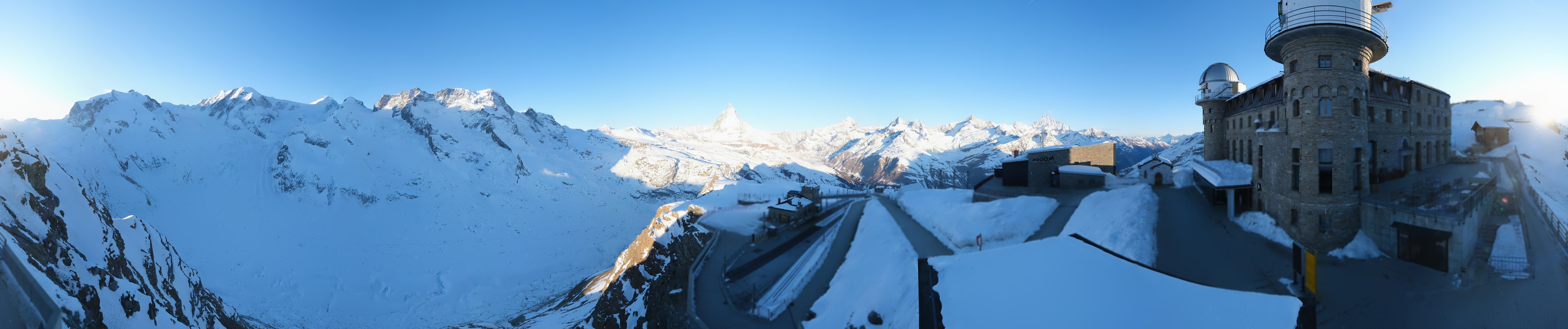 Archiv Foto Webcam Gornergrat Kulm Zermatt