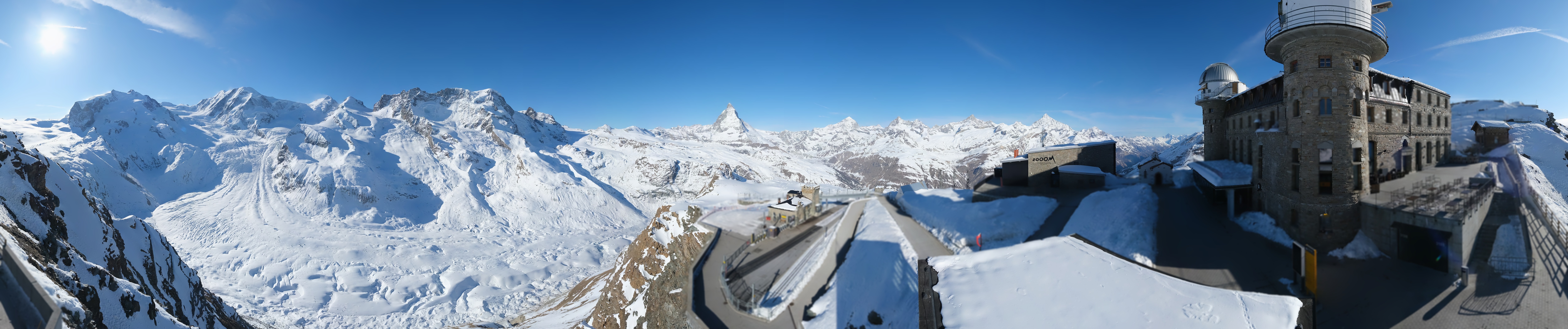 Archiv Foto Webcam Gornergrat Kulm Zermatt