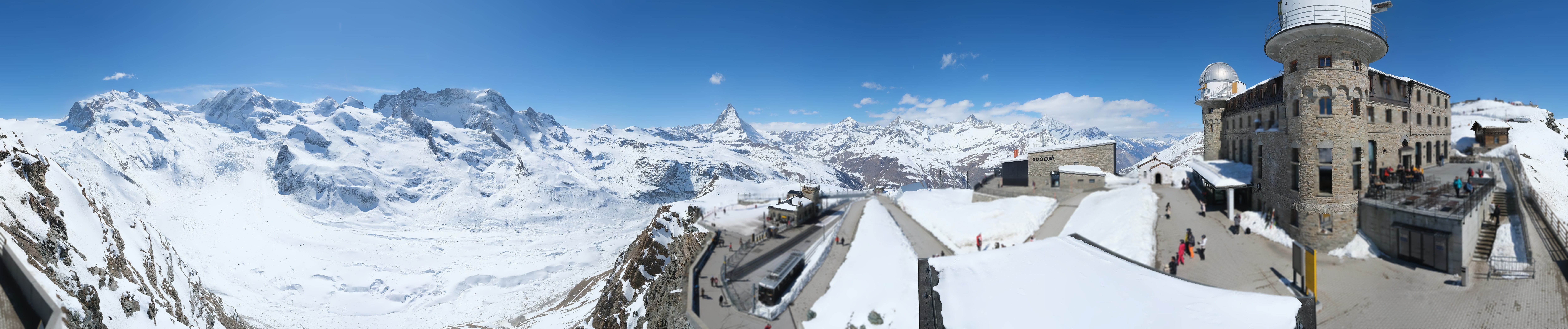 Archiv Foto Webcam Gornergrat Kulm Zermatt