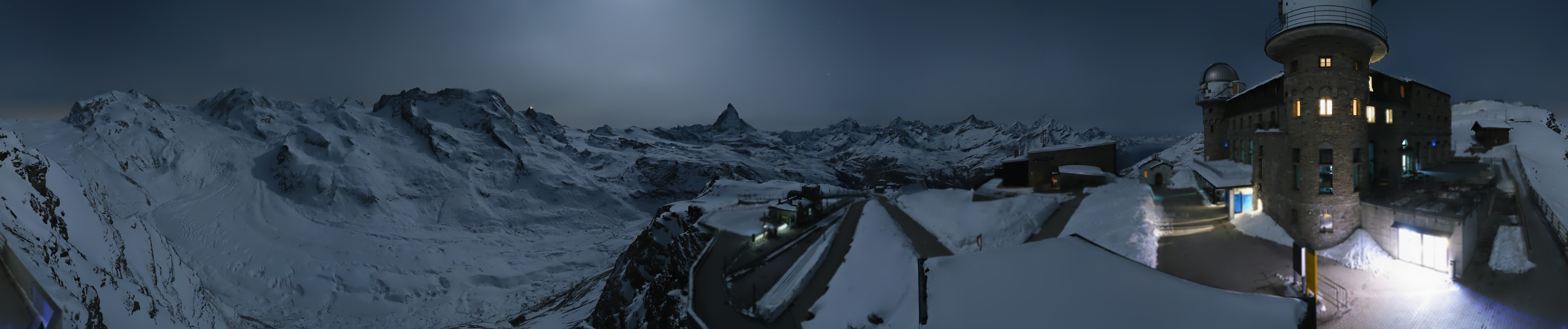 Archived image Webcam Gornergrat Kulm Zermatt