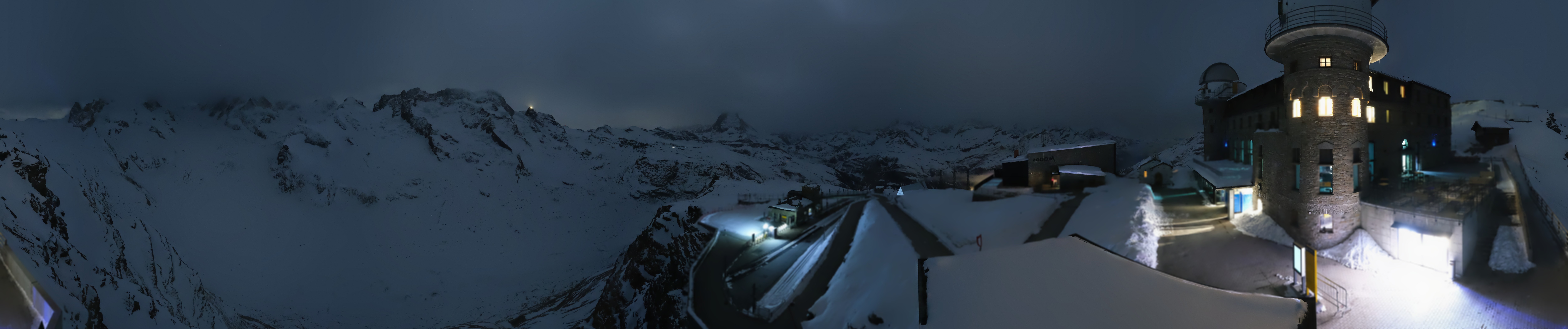 Archived image Webcam Gornergrat Kulm Zermatt