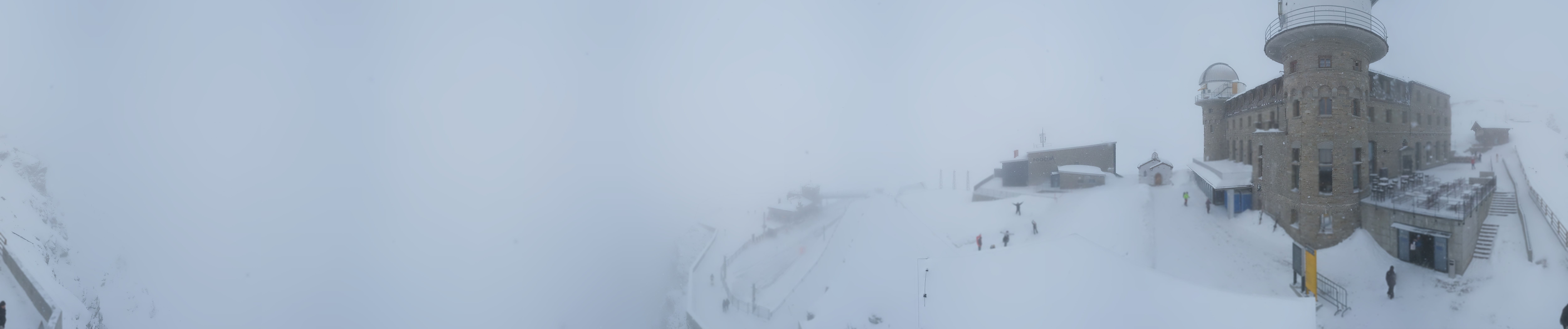 Archived image Webcam Gornergrat Kulm Zermatt