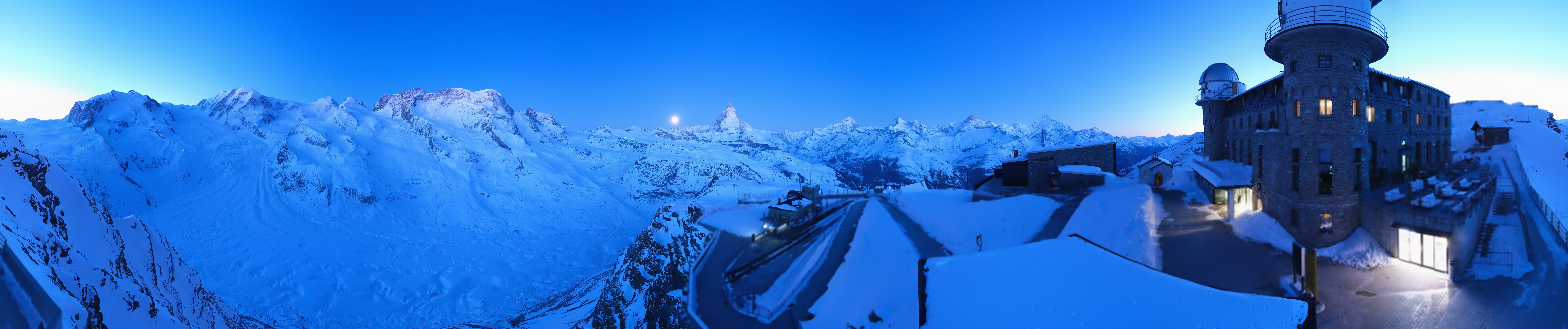 Archiv Foto Webcam Gornergrat Kulm Zermatt