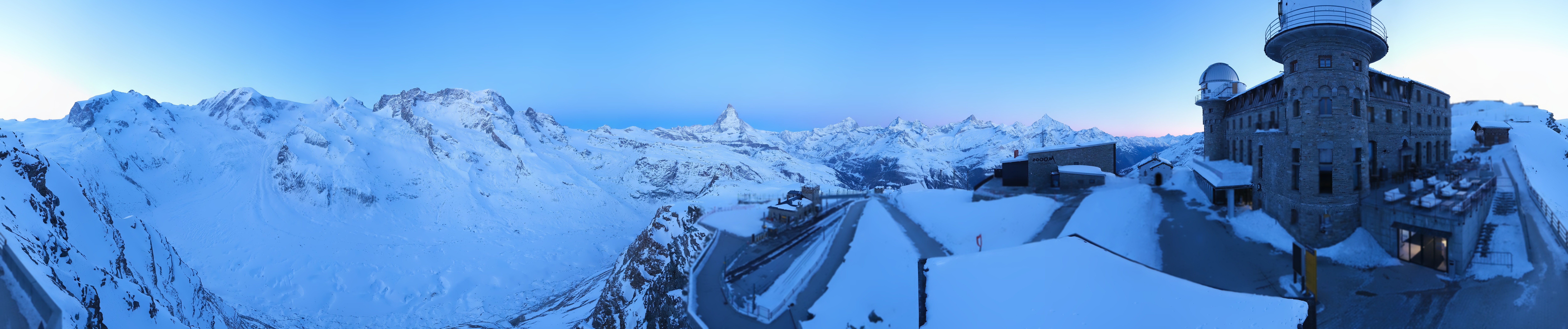 Archiv Foto Webcam Gornergrat Kulm Zermatt