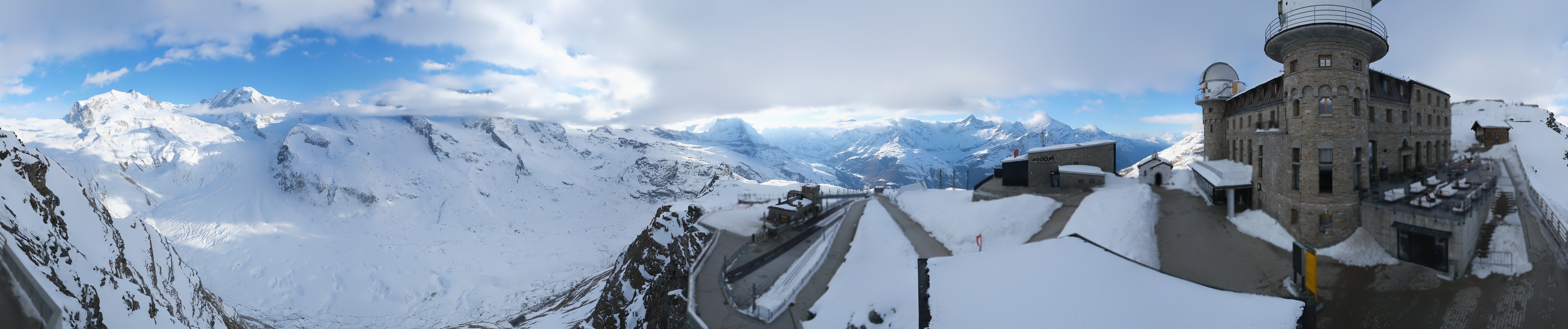 Archiv Foto Webcam Gornergrat Kulm Zermatt