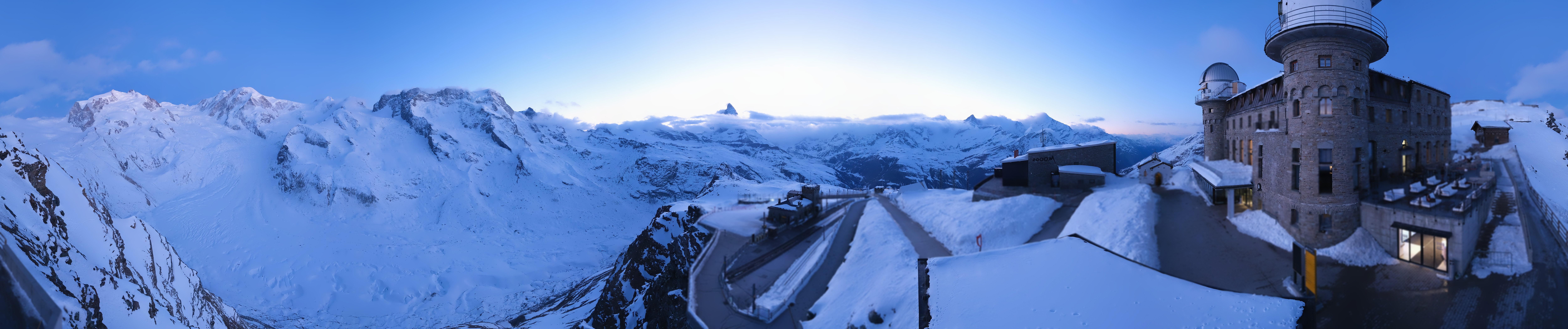 Archiv Foto Webcam Gornergrat Kulm Zermatt