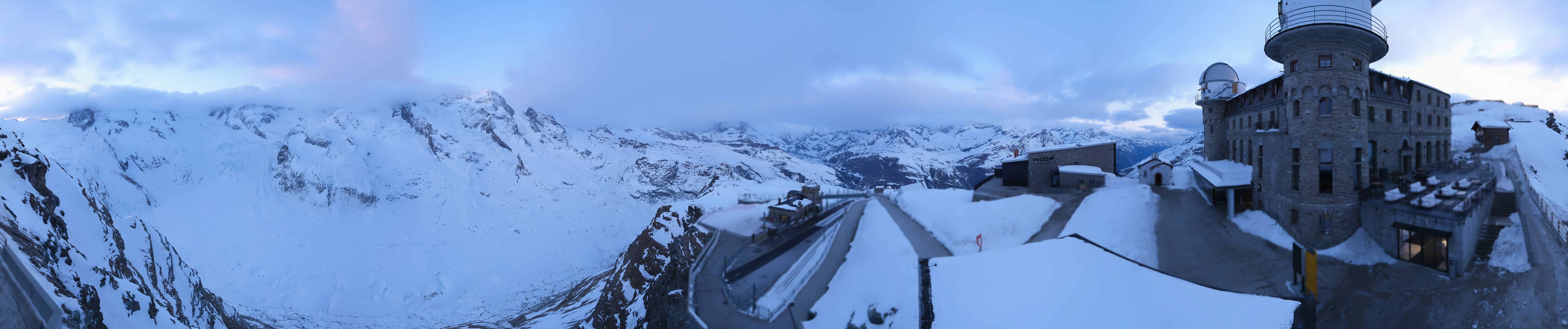 Archiv Foto Webcam Gornergrat Kulm Zermatt