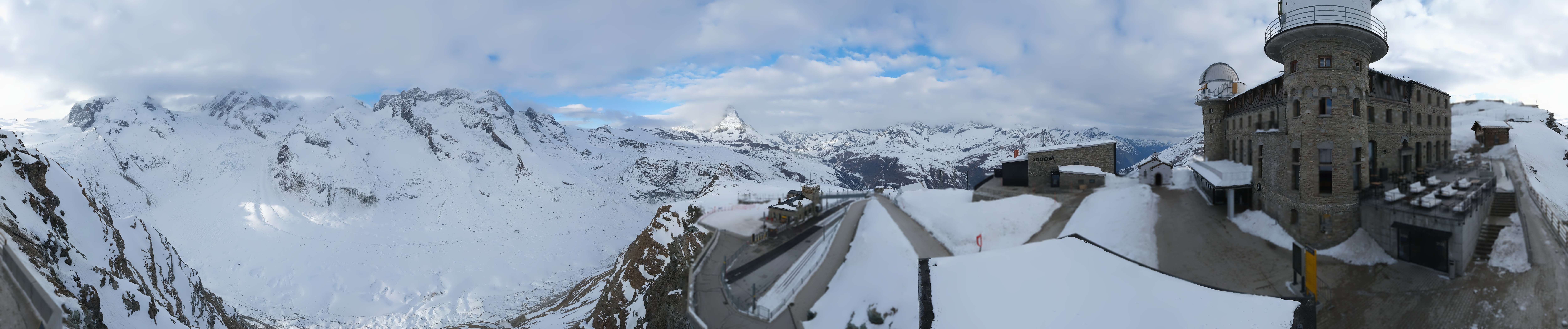 Archiv Foto Webcam Gornergrat Kulm Zermatt