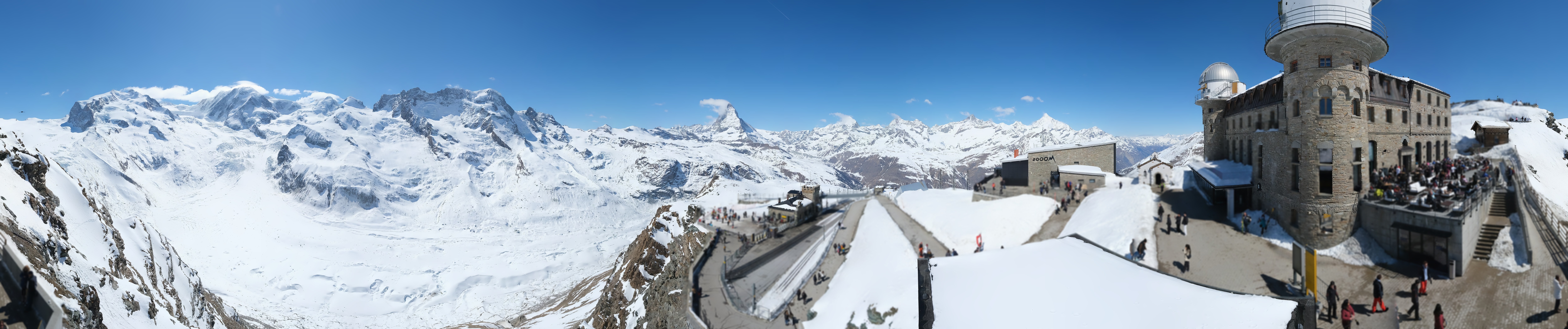 Archiv Foto Webcam Gornergrat Kulm Zermatt