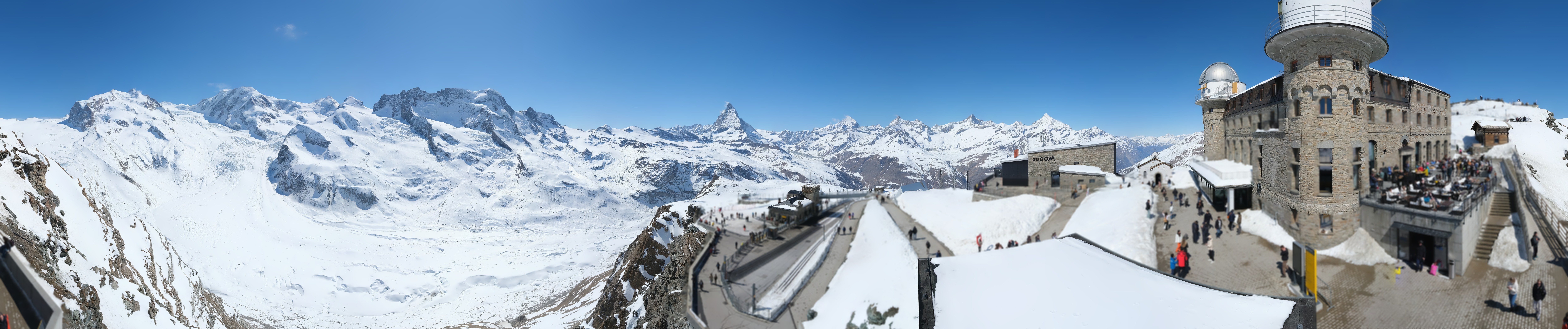 Archiv Foto Webcam Gornergrat Kulm Zermatt