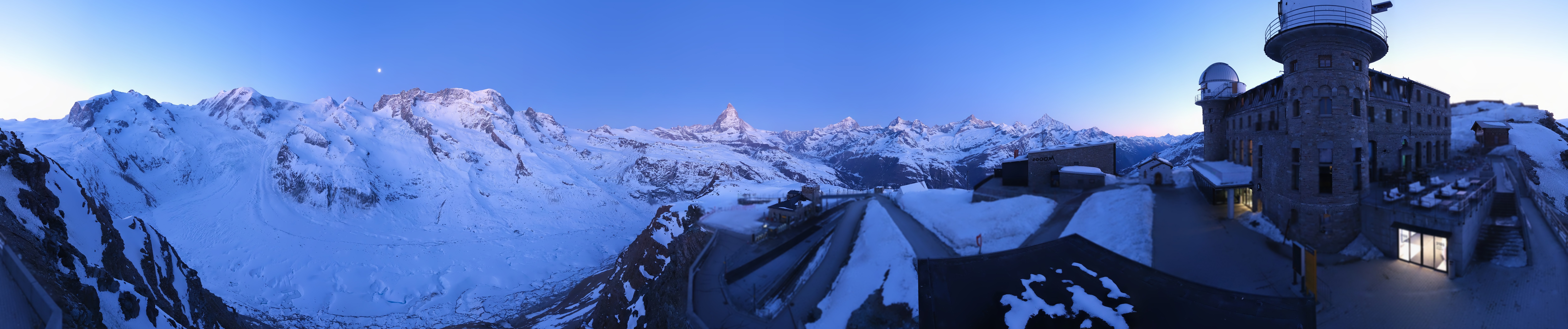 Archiv Foto Webcam Gornergrat Kulm Zermatt