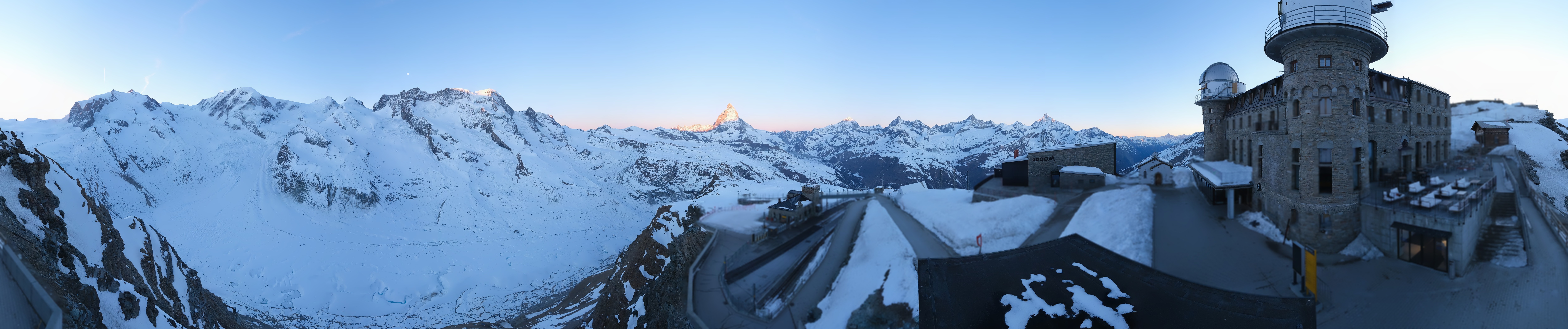 Archiv Foto Webcam Gornergrat Kulm Zermatt