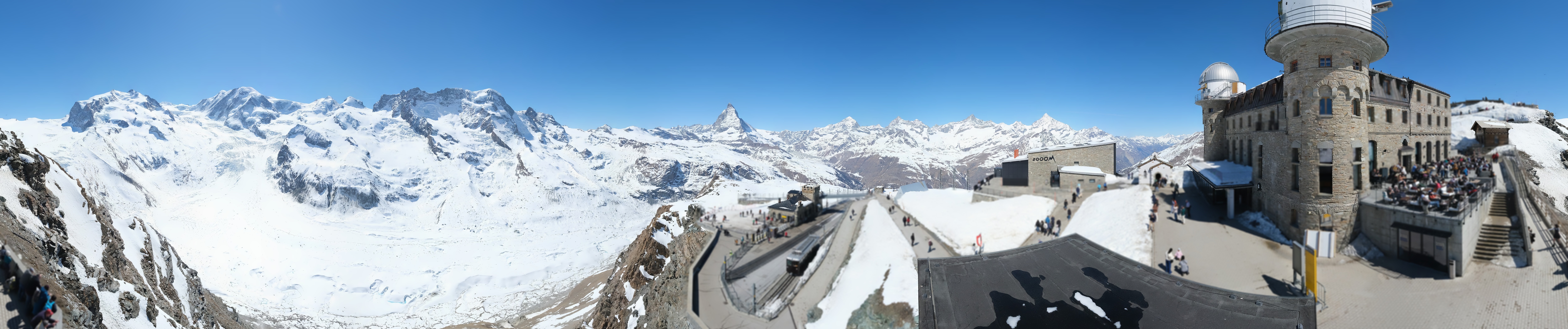 Archiv Foto Webcam Gornergrat Kulm Zermatt