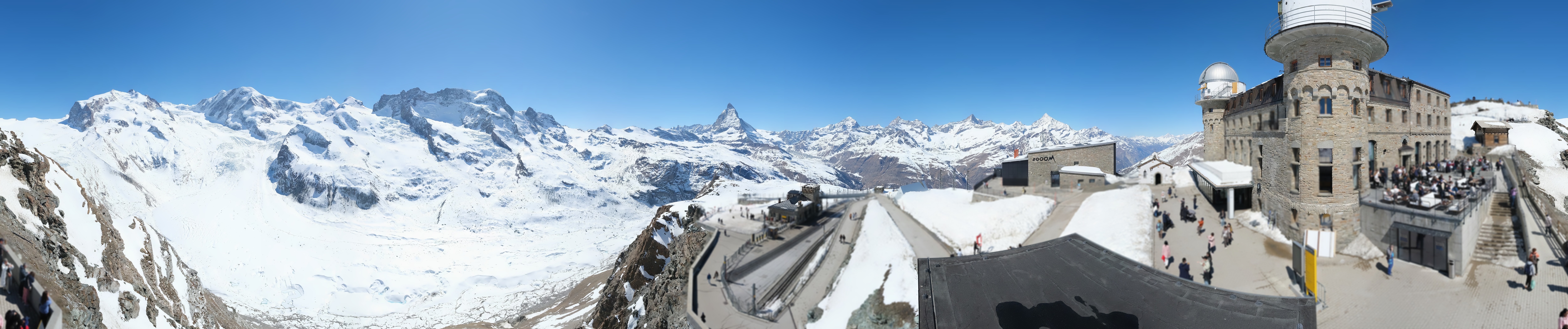 Archiv Foto Webcam Gornergrat Kulm Zermatt