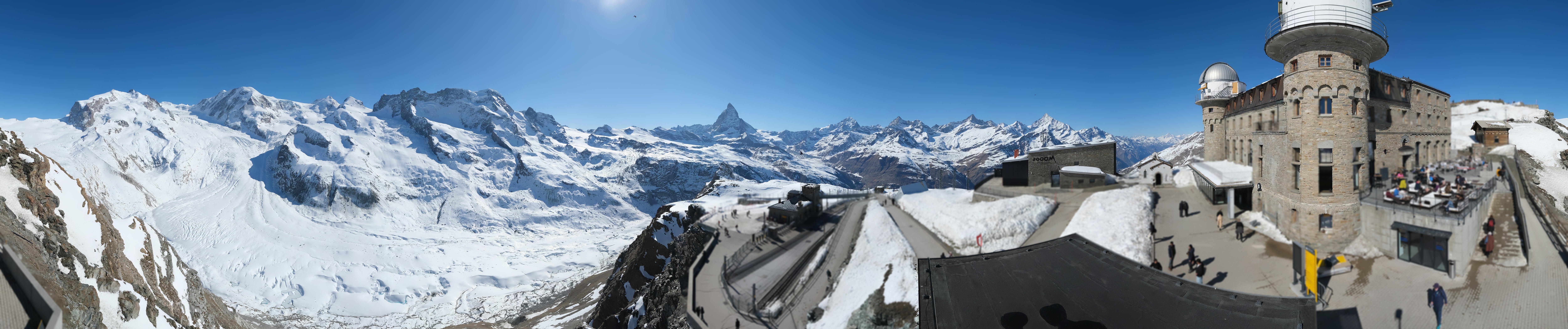 Archiv Foto Webcam Gornergrat Kulm Zermatt