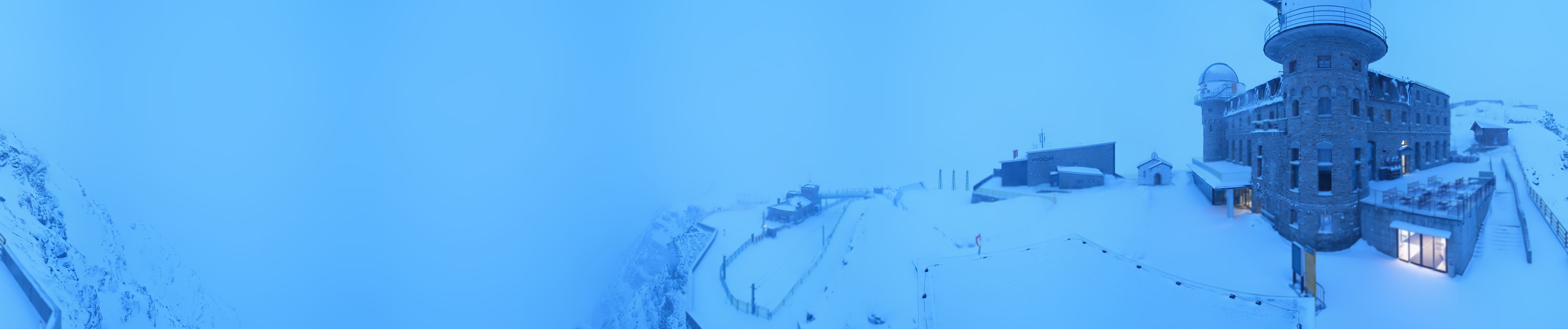 Archived image Webcam Gornergrat Kulm Zermatt
