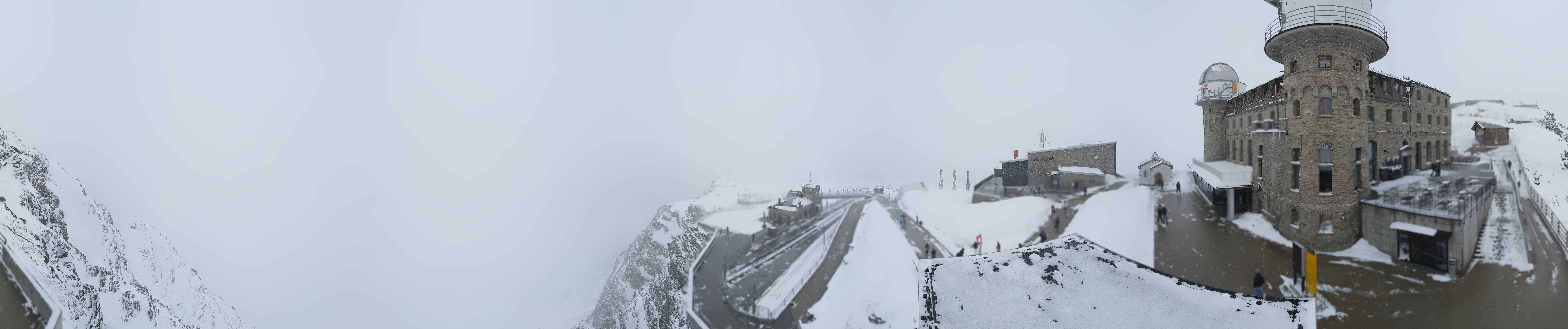 Archived image Webcam Gornergrat Kulm Zermatt