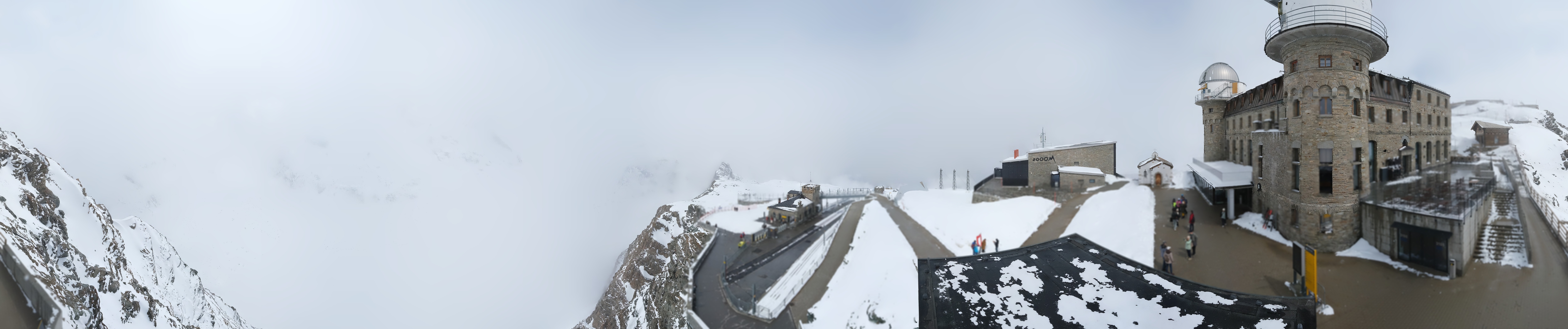 Archived image Webcam Gornergrat Kulm Zermatt