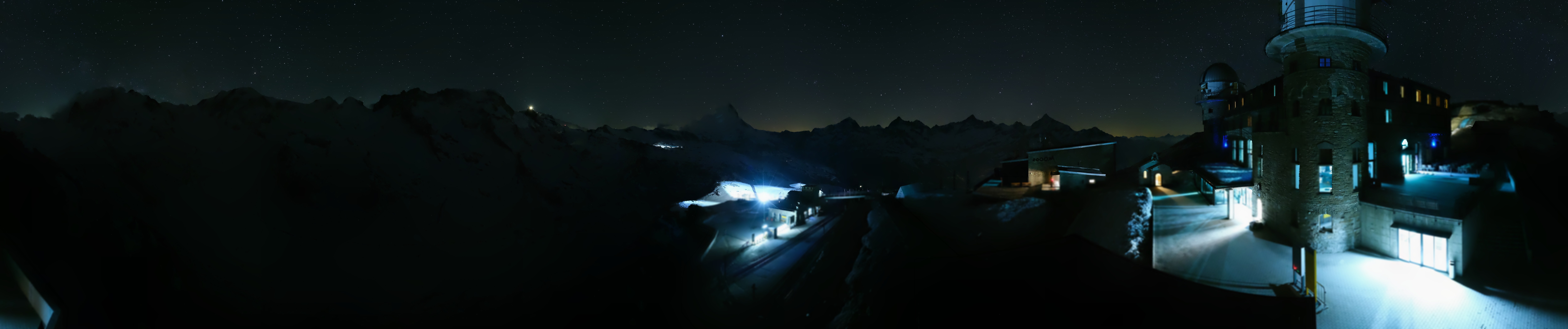 Archived image Webcam Gornergrat Kulm Zermatt