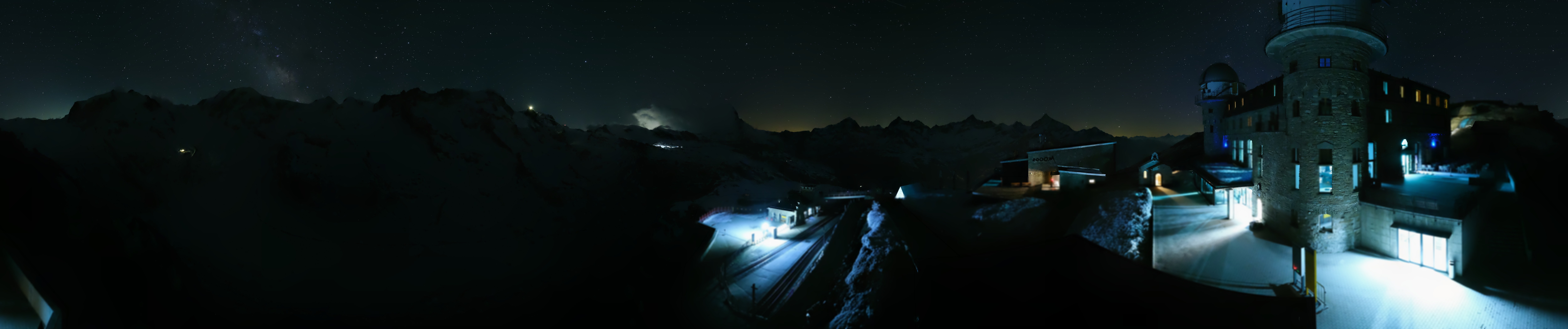 Archived image Webcam Gornergrat Kulm Zermatt