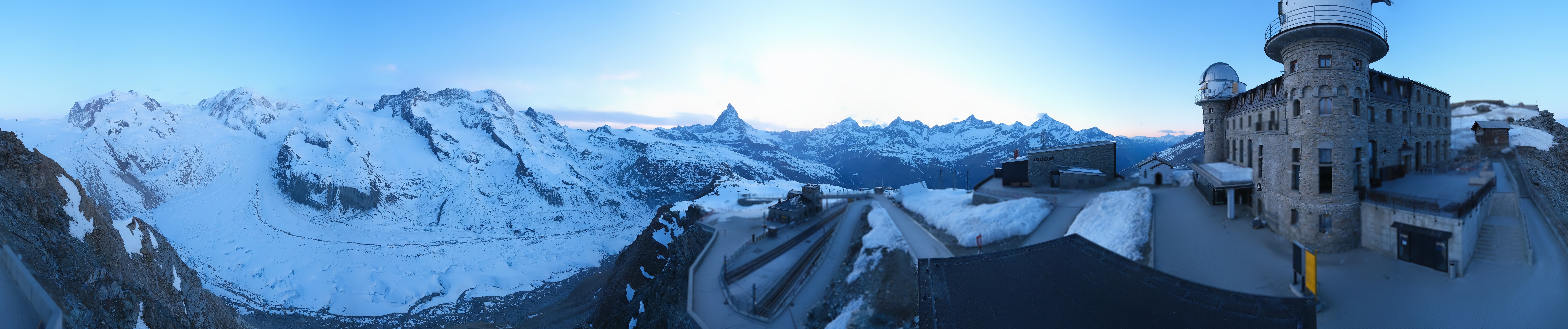 Archiv Foto Webcam Gornergrat Kulm Zermatt