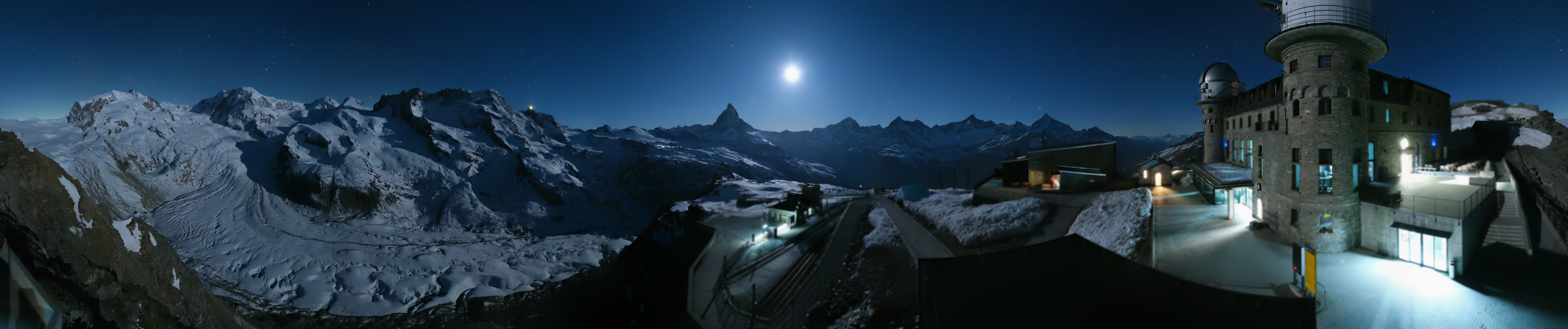 Archiv Foto Webcam Gornergrat Kulm Zermatt