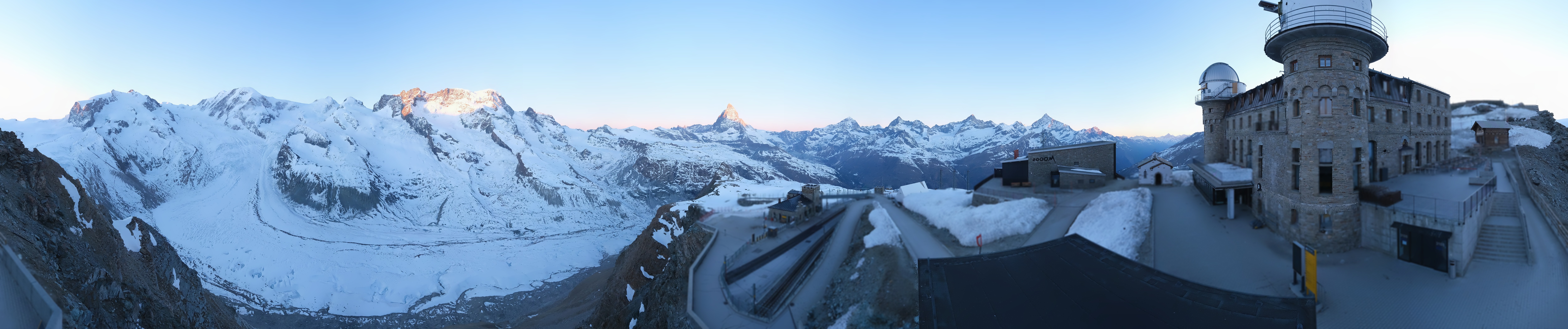 Archiv Foto Webcam Gornergrat Kulm Zermatt