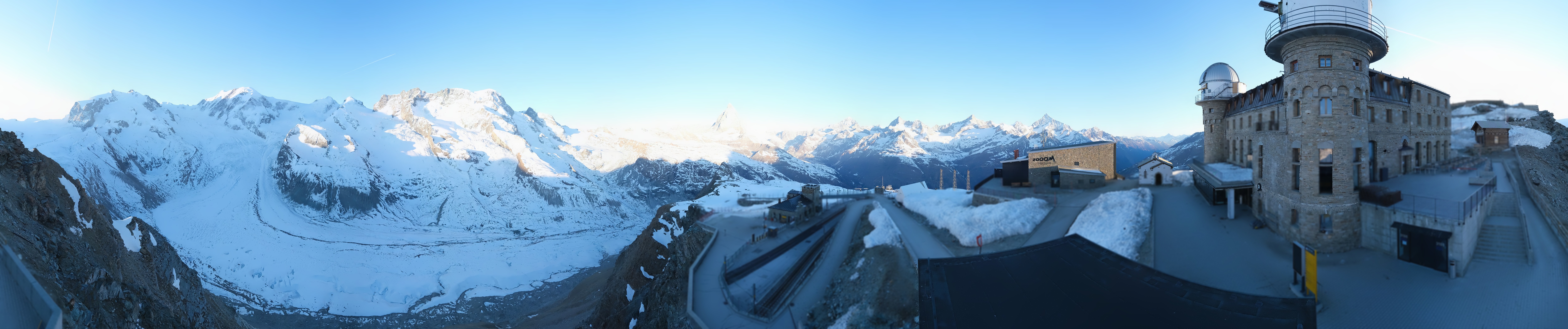 Archiv Foto Webcam Gornergrat Kulm Zermatt