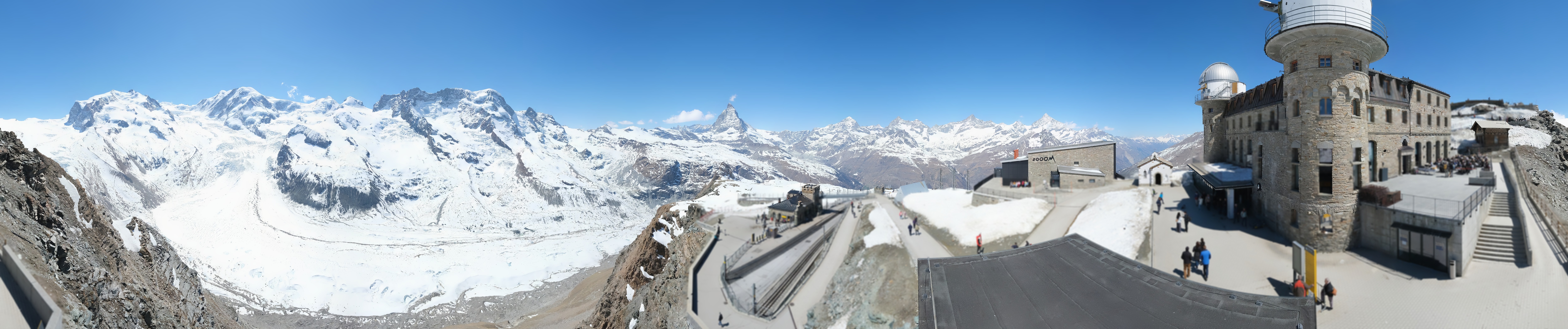 Archiv Foto Webcam Gornergrat Kulm Zermatt
