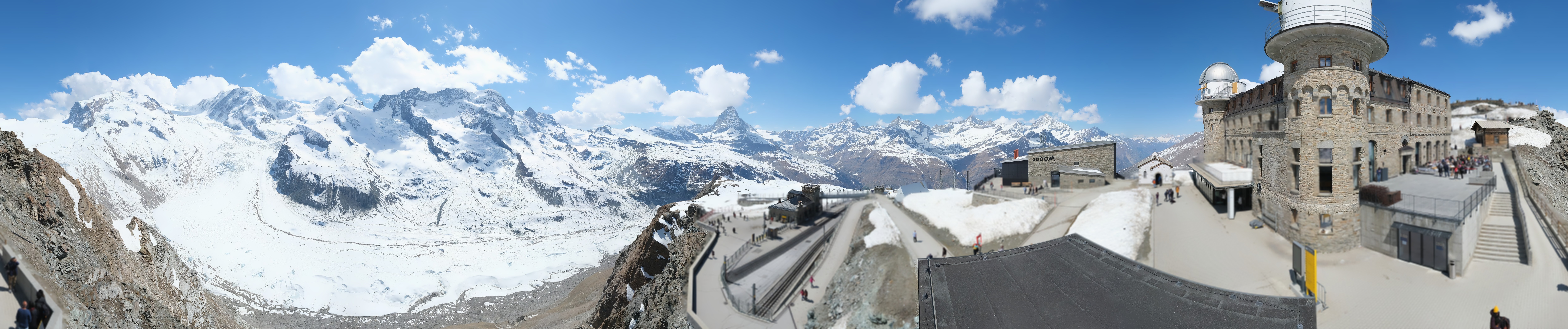 Archiv Foto Webcam Gornergrat Kulm Zermatt