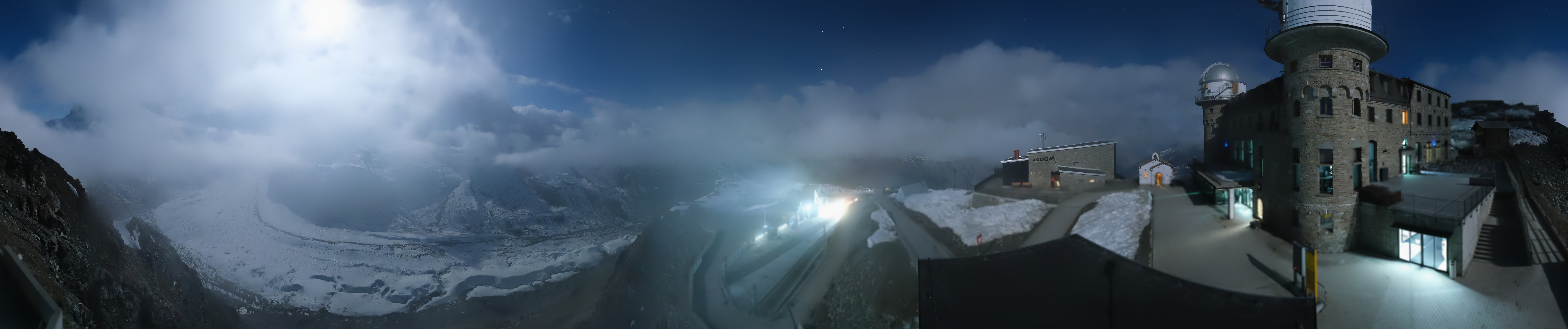 Archived image Webcam Gornergrat Kulm Zermatt