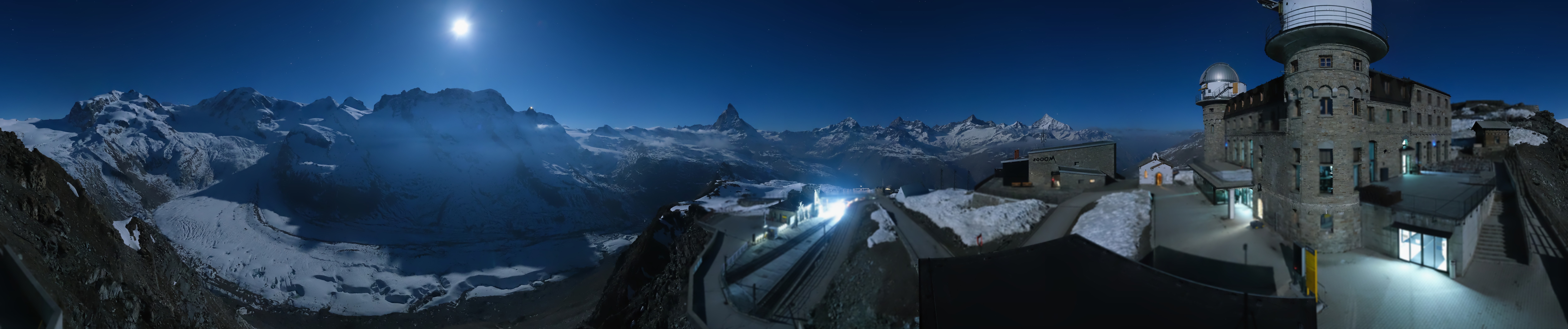 Archived image Webcam Gornergrat Kulm Zermatt