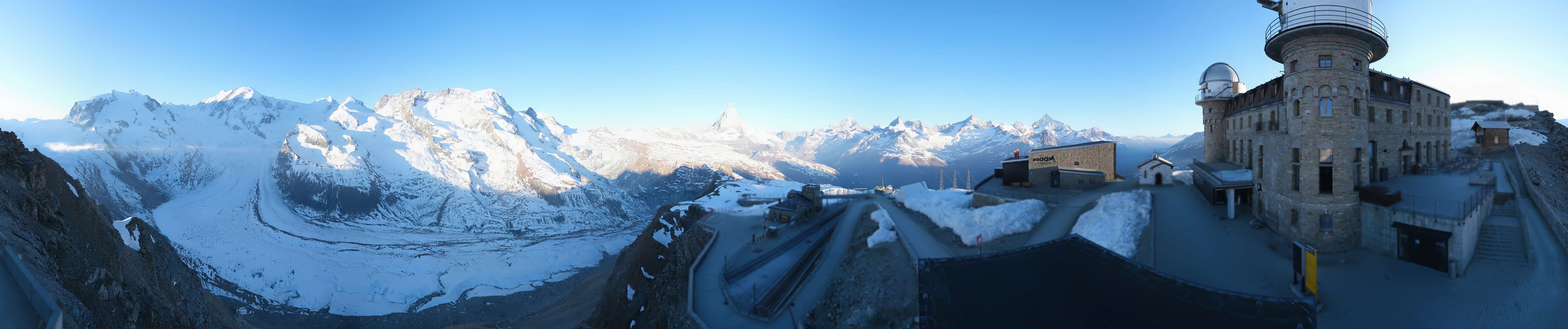 Archived image Webcam Gornergrat Kulm Zermatt