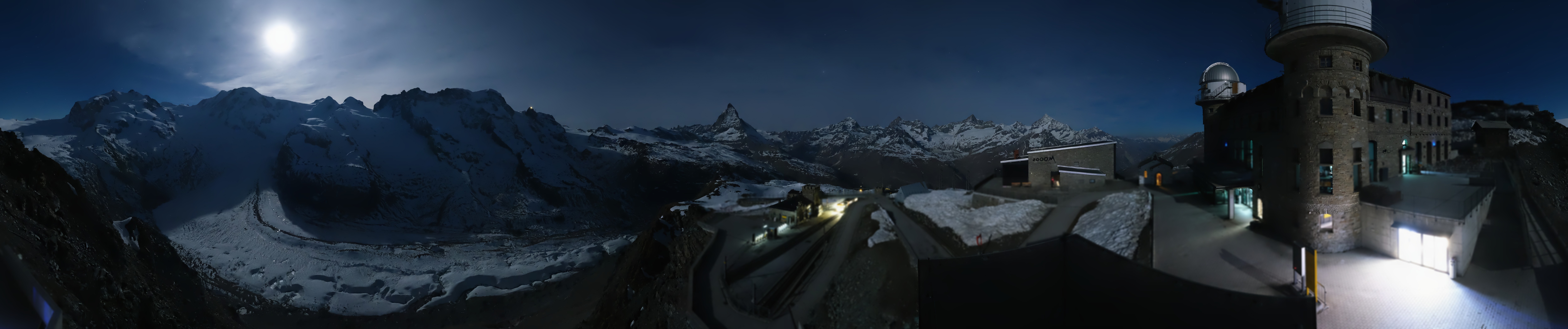 Archived image Webcam Gornergrat Kulm Zermatt