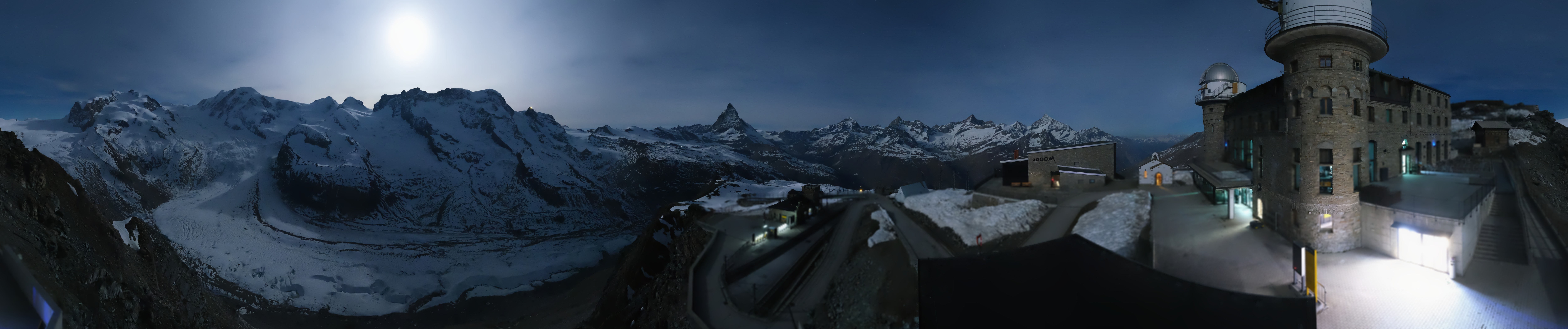 Archived image Webcam Gornergrat Kulm Zermatt