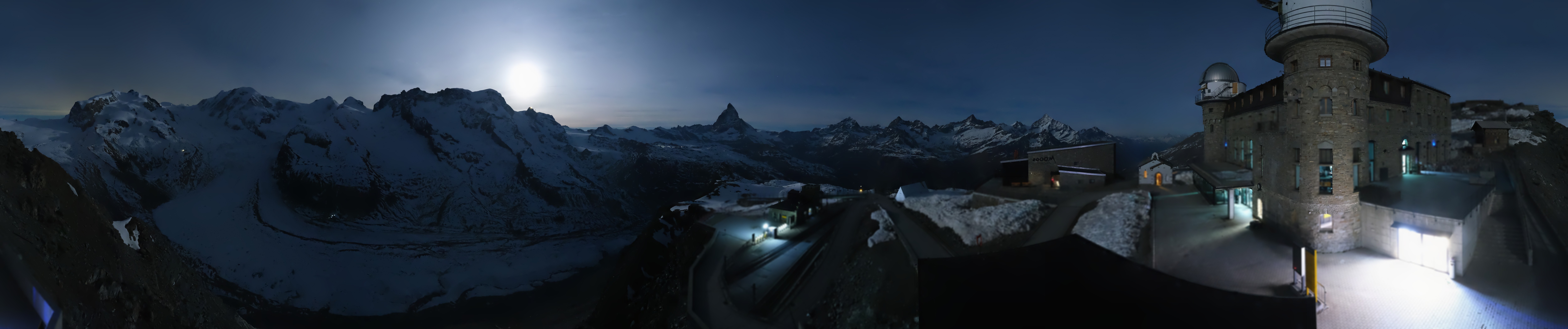 Archived image Webcam Gornergrat Kulm Zermatt