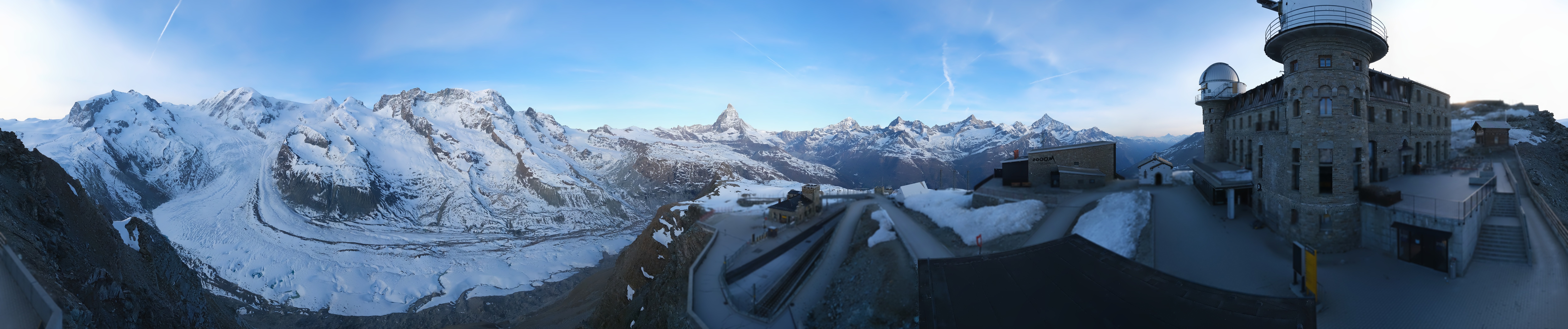 Archived image Webcam Gornergrat Kulm Zermatt