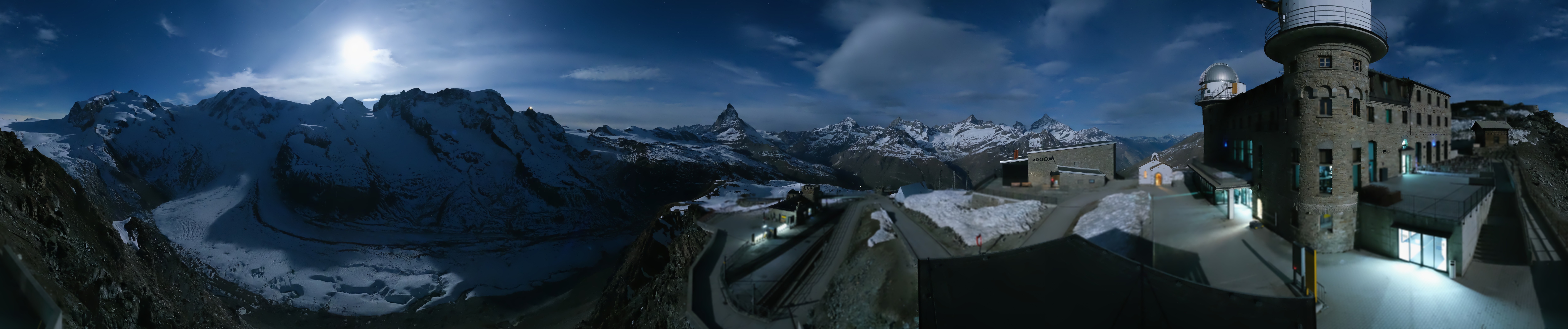 Archiv Foto Webcam Gornergrat Kulm Zermatt