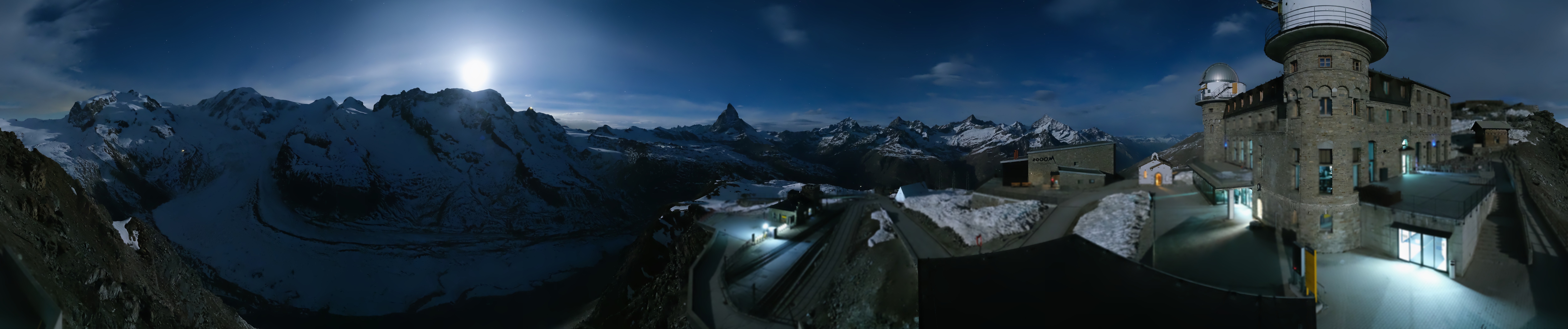 Archiv Foto Webcam Gornergrat Kulm Zermatt