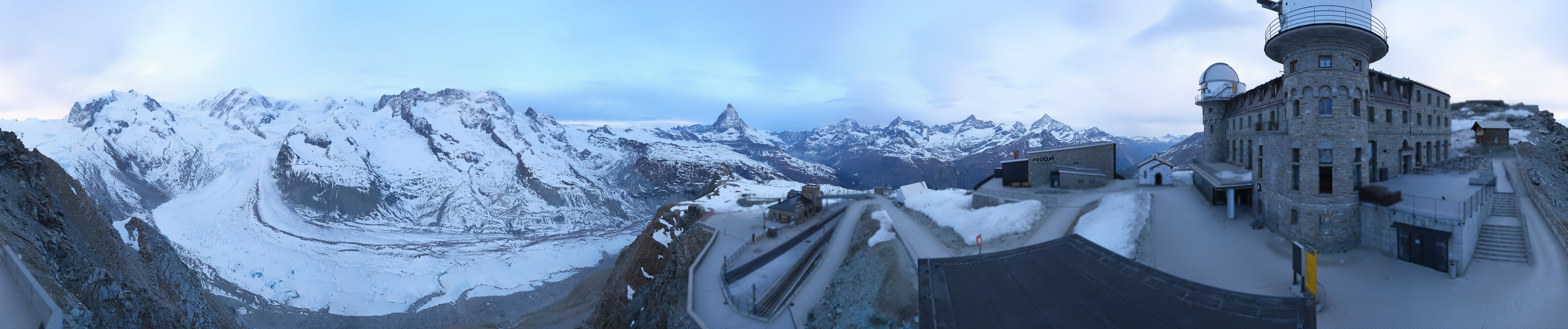 Archiv Foto Webcam Gornergrat Kulm Zermatt